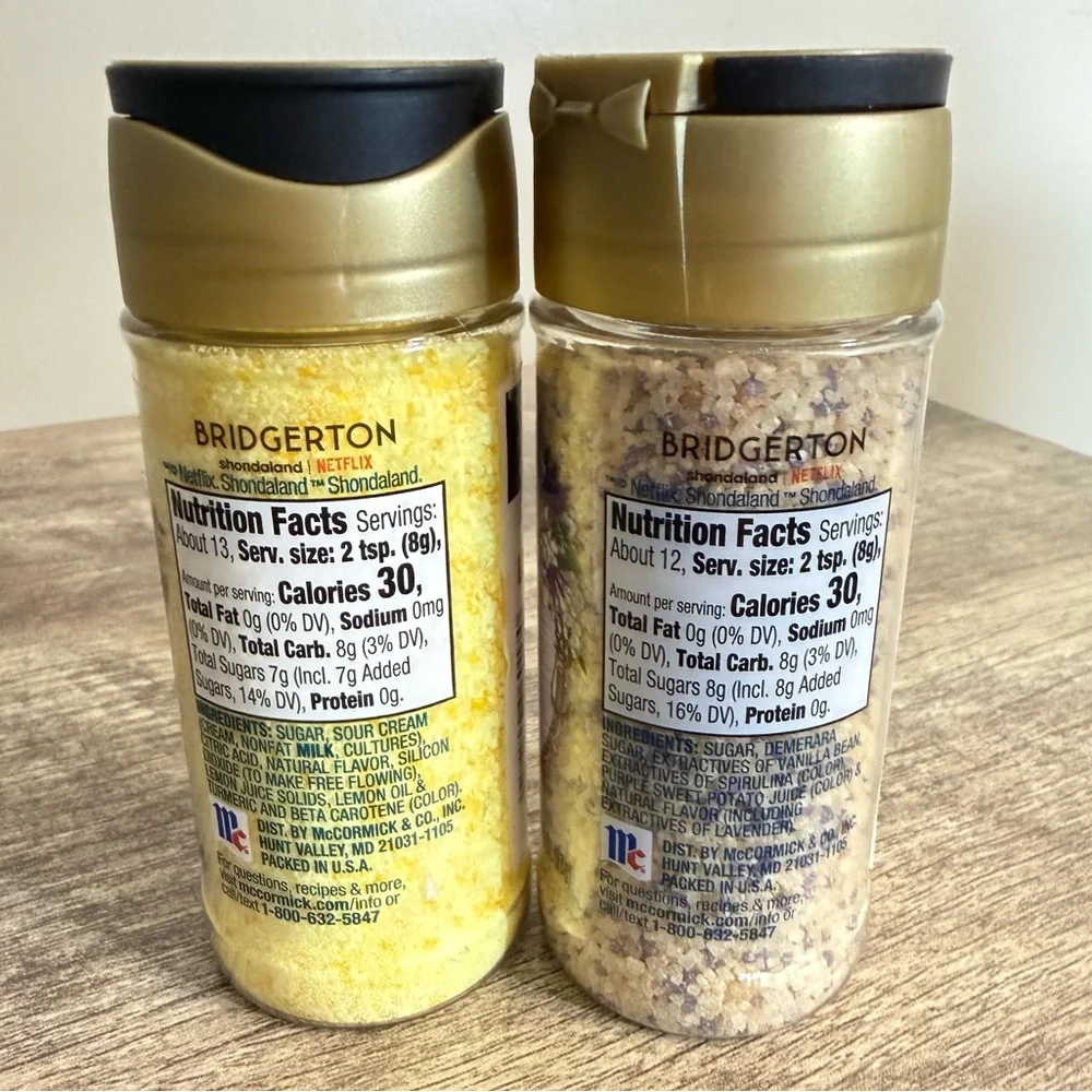 McCormick Limited Edition Bridgerton Finishing Sugar Lemon & Lavender Vanilla